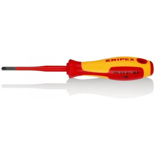 Levně Šroubovák elektrikářský Knipex 98 25 01 SLS PZ/S 1 PlusMinus 187mm VDE 1000V