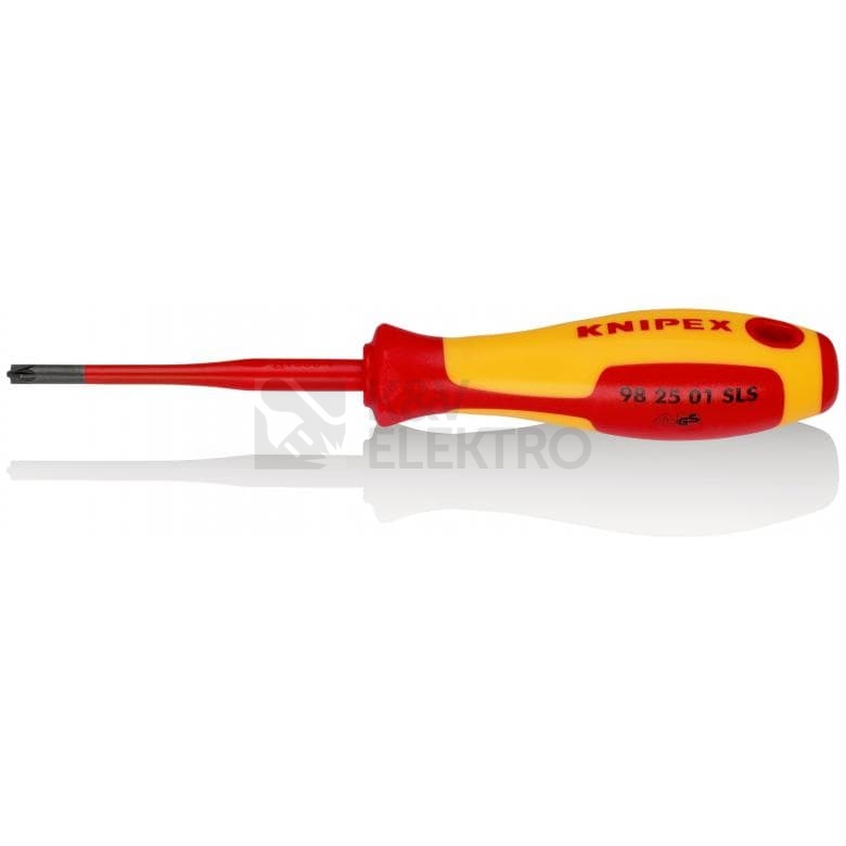 Obrázek produktu Šroubovák elektrikářský Knipex 98 25 01 SLS PZ/S 1 PlusMinus 187mm VDE 1000V 0