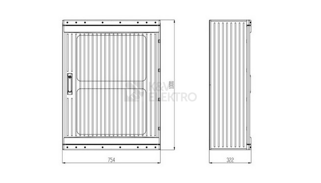 Obrázek produktu  Plastová skříň Famatel MAGNA 39169 IP65 1000x754x322mm 2