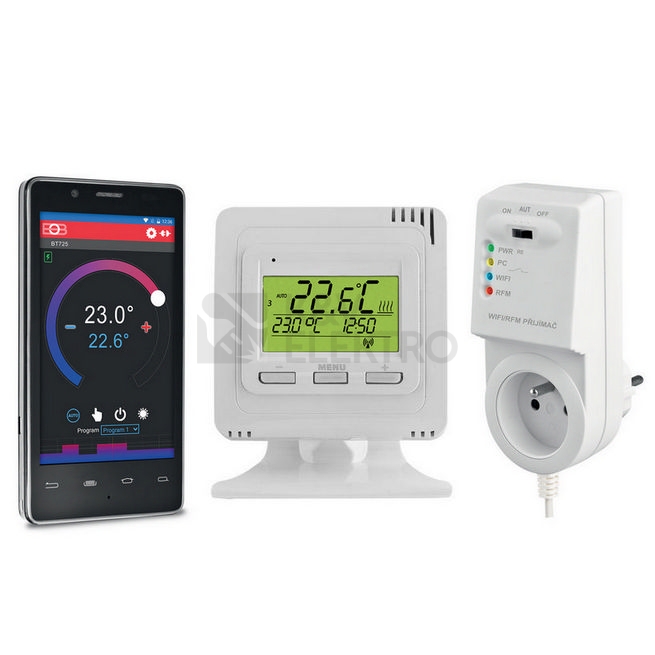 Obrázek produktu  Bezdrátový termostat ELEKTROBOCK BT725 WiFi 0
