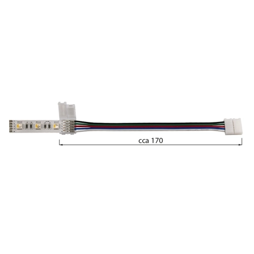 Spojovací konektor McLED pro RGBW 12mm pásky ML-112.002.21.6 (obrázek 3)