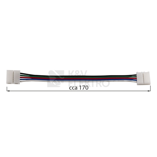  Spojovací konektor McLED pro RGBW 12mm pásky ML-112.002.21.6