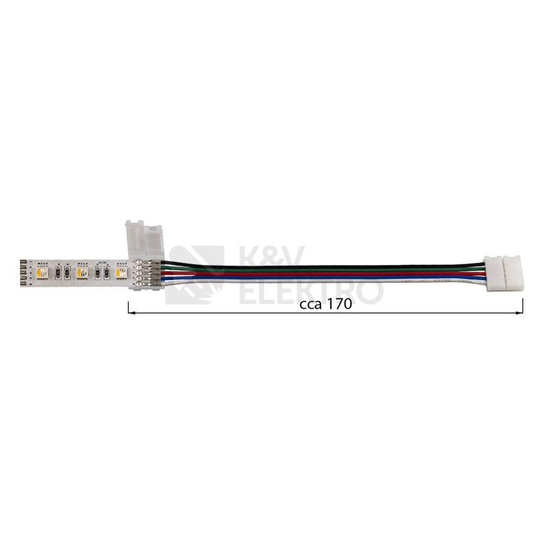 Obrázek produktu  Spojovací konektor McLED pro RGBW 12mm pásky ML-112.002.21.6 2