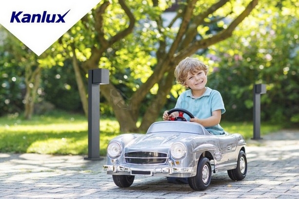 Obrázek produktu Sloupkové svítidlo Kanlux GORI 80 GU10 IP44 antracitová 29003 5