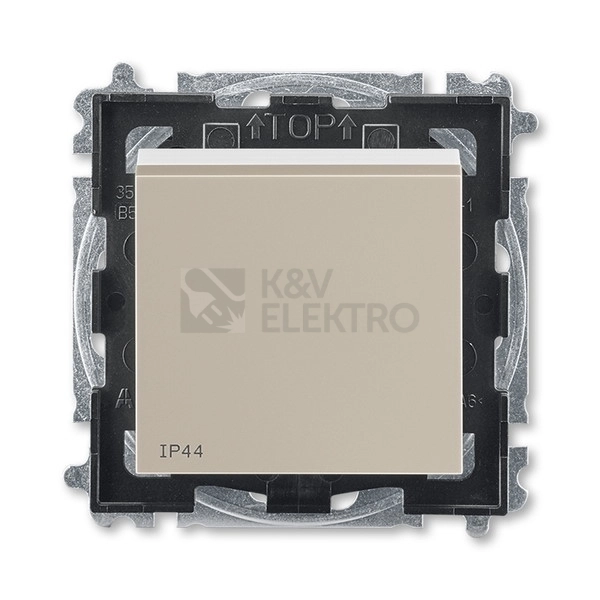 Obrázek produktu ABB Levit vypínač č.6 IP44 macchiato/bílá 3559H-A06940 18 0