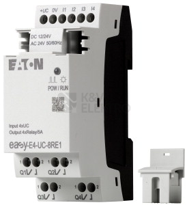 Obrázek produktu  Rozšiřující modul EATON EASY-E4-UC-8RE1 12/24VDC 24VAC 197217 0