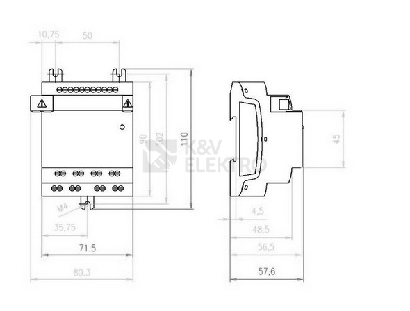 Obrázek produktu Rozšiřující modul EATON EASY-E4-UC-16RE1 12/24VDC 24VAC 197218 5
