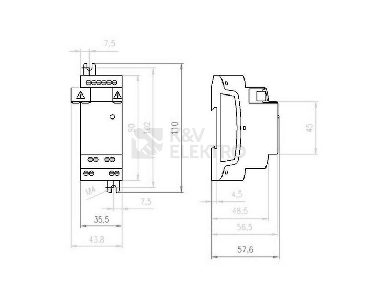 Obrázek produktu  Rozšiřující modul EATON EASY-E4-DC-6AE1 24VDC 197223 4