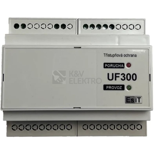  Třístupňová napěťová a frekvenční síťová ochrana FVE UF300