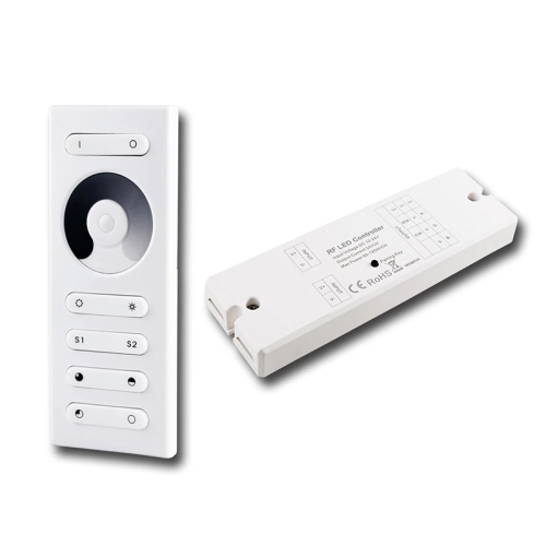 RF dálkové ovládání stmívač McLED pro jednobarevné LED pásky sada ovladač+přijímač ML-910.509.22.1