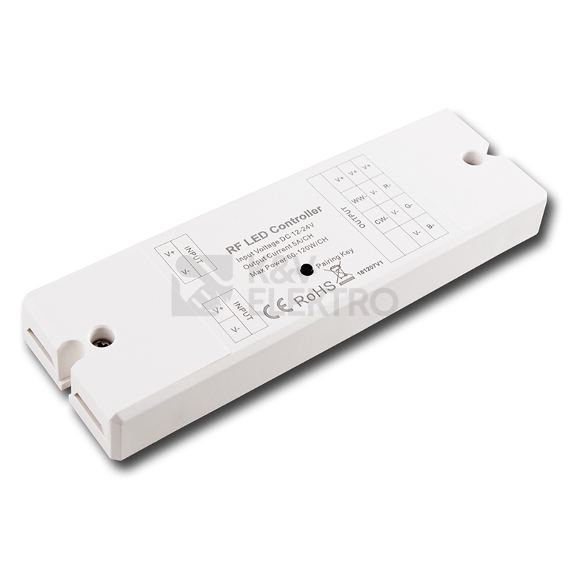 Obrázek produktu RF dálkové ovládání McLED pro jednobarevné LED pásky, sada ovladač + přijímač ML-910.509.22.1 3