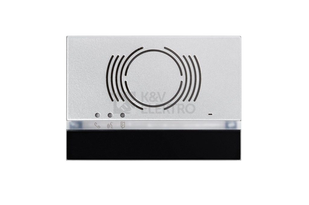 Obrázek produktu Kryt audio modulu bez tlačítek černý Urmet Alpha 1168/130 0