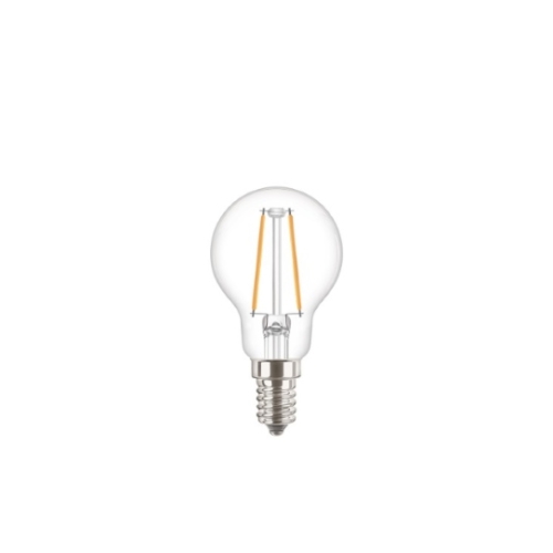 Levně LED žárovka E14 PILA Classic Filament P45 2W (25W) teplá bílá (2700K)