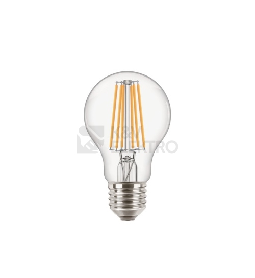 Obrázek produktu LED žárovka E27 PILA A60 Filament čirá 4,3W (40W) teplá bílá (2700K) 0