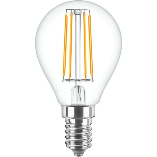 Levně LED žárovka E14 PILA Classic Filament P45 4,3W (40W) teplá bílá (2700K)