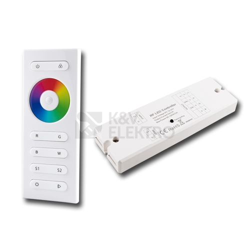  RF dálkové ovládání s přijímačem RGBW McLED ML-910.547.22.1 pro LED pásky