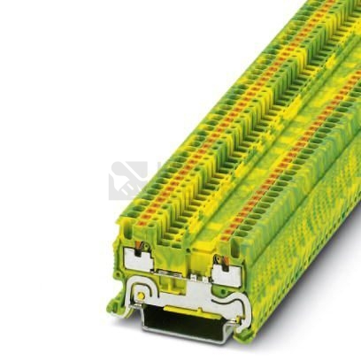 Obrázek produktu  Svorka řadová zemnící PHOENIX CONTACT PT 1,5/S-PE 3208139 1