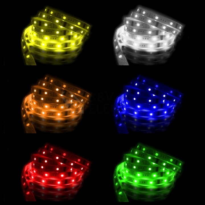 Obrázek produktu LED pásek McLED 24V RGB + teplá bílá š=12mm IP20 19,2W/m 60LED/m SMD5050 ML-128.635.60.2 4