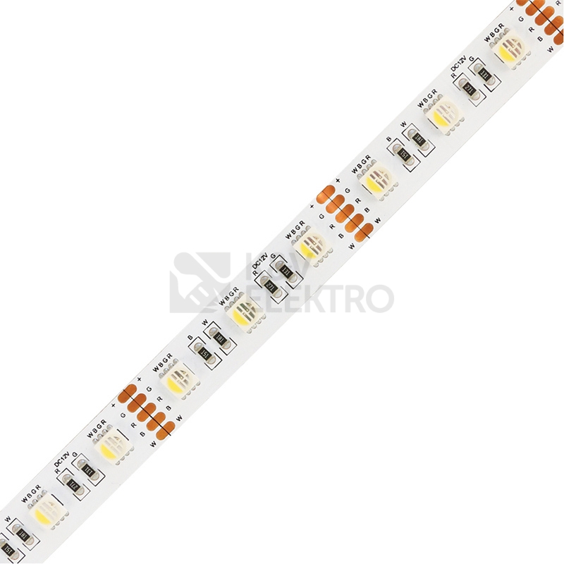 Obrázek produktu LED pásek McLED 24V RGBW WW teplá bílá 12mm IP20 19,2W/m ML-128.635.60.2 2