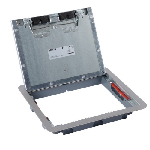 Nerezový kryt podlahové krabice 12 a 18 modulů Legrand 088004