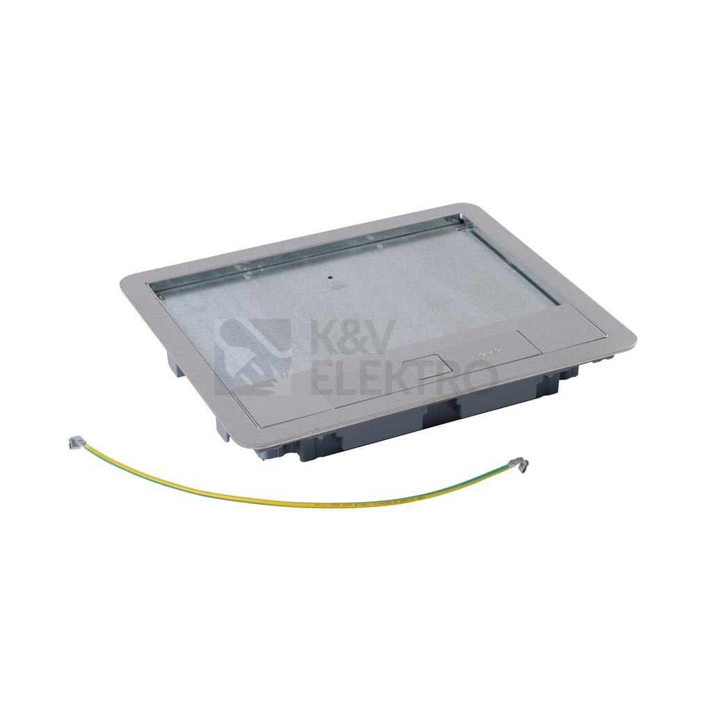 Obrázek produktu Nerezový kryt podlahové krabice 12 a 18 modulů Legrand 088004 0