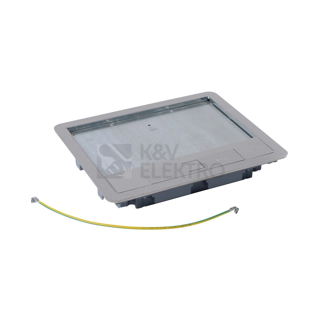 Obrázek produktu Nerezový kryt podlahové krabice 12 a 18 modulů Legrand 088004 0