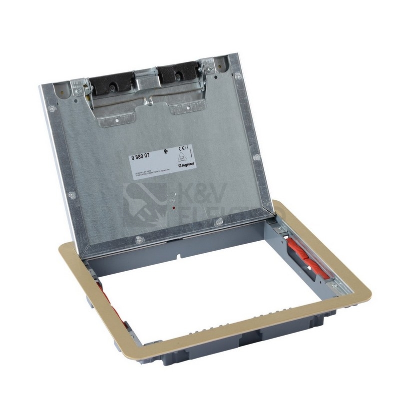 Obrázek produktu Mosazný kryt podlahové krabice 12 a 18 modulů Legrand 088007 1