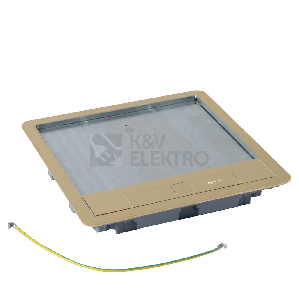 Obrázek produktu Mosazný kryt podlahové krabice 16 a 24 modulů Legrand 088008 0