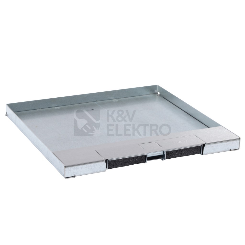 Obrázek produktu Nerezový bezrámečkový kryt podlahové krabice 16 a 24 modulů Legrand 088105 0