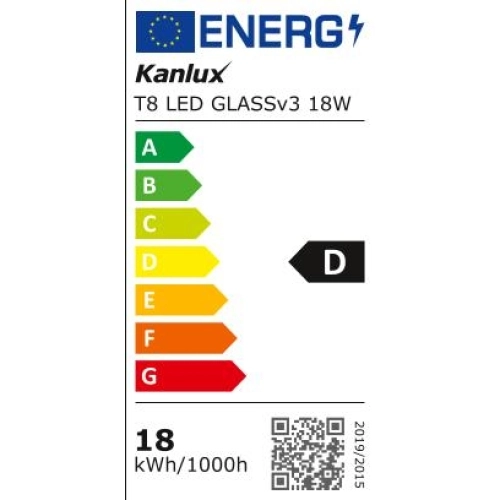 LED trubice zářivka Kanlux T8 LED GLASSv3 18W-CW EM/230V 120cm 18W (36W) 6500K studená bílá G13 26065 (obrázek 4)