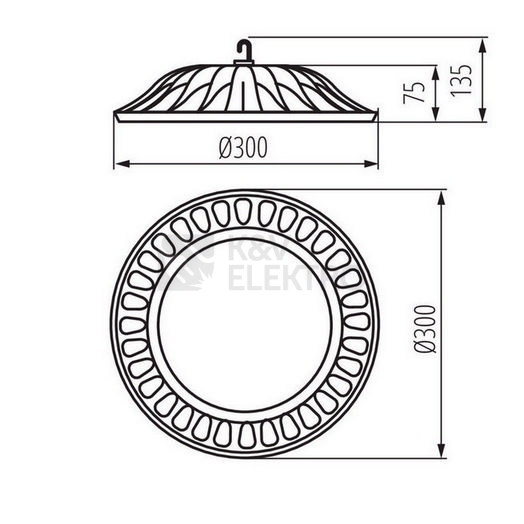 Obrázek produktu Svítidlo Kanlux MILEDO HIBO LED N 100W-NW 31112 1