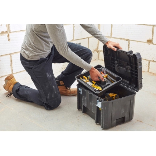 Pojízdná sada boxů na nářadí Stanley FatMax Tstak PRO-STACK FMST1-80107