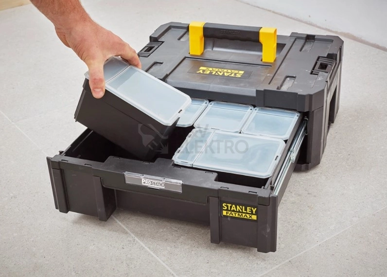 Obrázek produktu Pojízdná sada boxů na nářadí Stanley FatMax Tstak PRO-STACK FMST1-80107
3