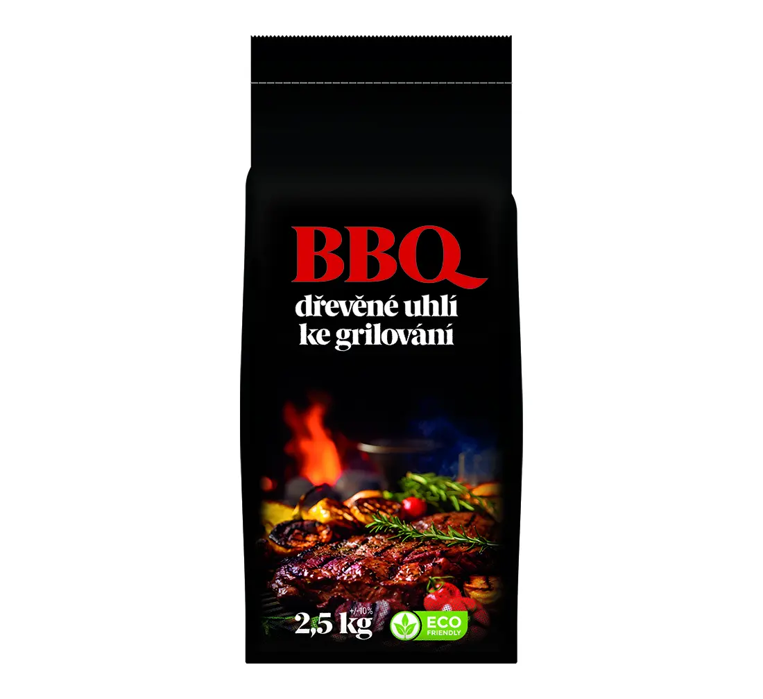 Dřevěné uhlí pro grilování 2,5 kg