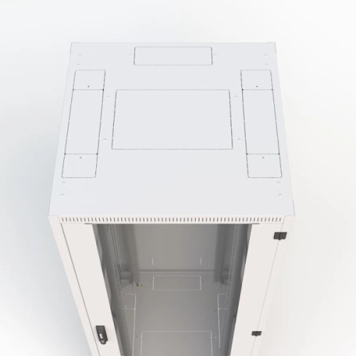 Stojanový datový rozvaděč 19" výška 27U (1311mm) H=600mm Š=600mm šedý Conteg iSEVEN RI7-27-60/60-B (obrázek 3)