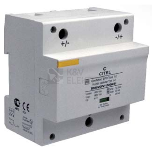 Svodič přepětí CITEL DS60VGPV-1000G51 3958