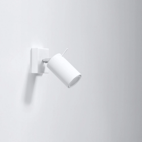 Nástěnné bodové svítidlo SOLLUX Ring GU10 1x40W bez zdroje SL.0087 bílá (obrázek 4)