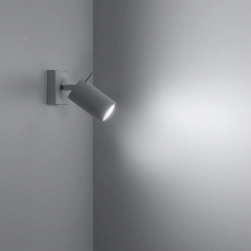 Nástěnné bodové svítidlo SOLLUX Ring GU10 1x40W bez zdroje SL.0087 bílá (obrázek 2)
