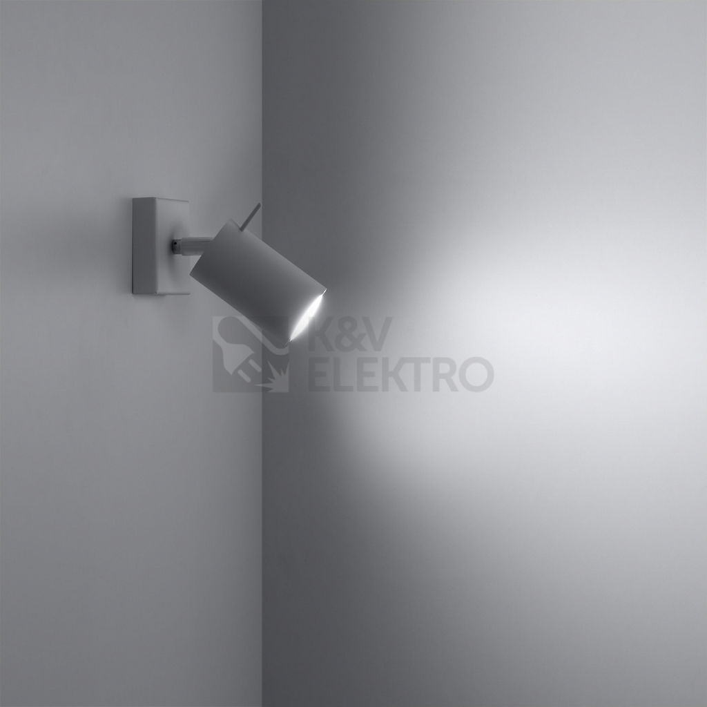 Obrázek produktu Nástěnné bodové svítidlo SOLLUX Ring GU10 1x40W bez zdroje SL.0087 bílá 2
