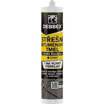 Den Braven střešní bitumenový tmel DenBit Roofplast 310ml černý 10205BI