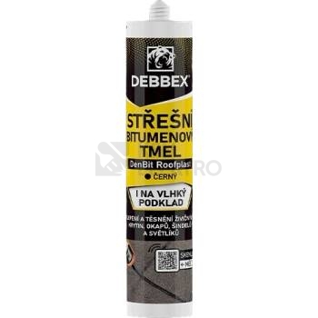 Obrázek produktu Den Braven střešní bitumenový tmel DenBit Roofplast 310ml černý 10205BI 0