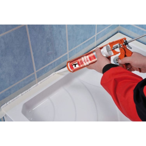 Sanitární neutrální silikon Den Braven Oxim 280ml transparentní 306020RL