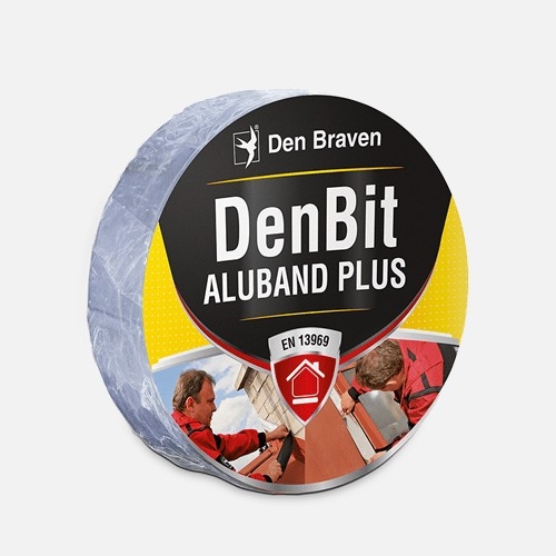 Levně Střešní bitumenový pás Den Braven DenBit Aluband PLUS 50mm/10m B206RLP