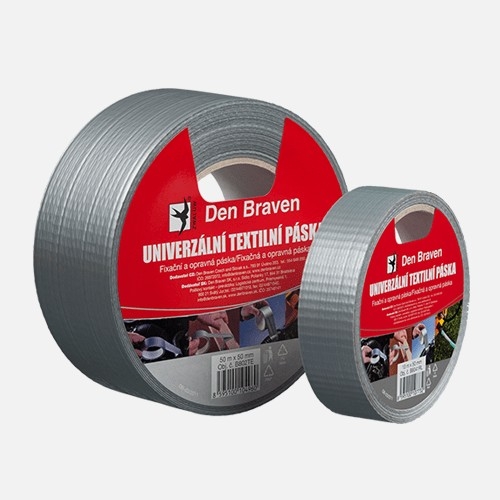 Lepící páska Duct tape Den Braven 25mm x 25m B796TE