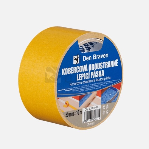 Obrázek produktu  Kobercová oboustranně lepicí páska Den Braven B815RL 50mm x 25m
 0