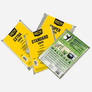 Zakrývací fólie Den Braven 4x5m malířská B898FOL 6µm 20m2