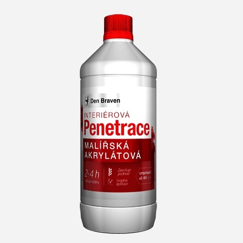 Malířská akrylátová penetrace láhev 1 litr Den Braven T05