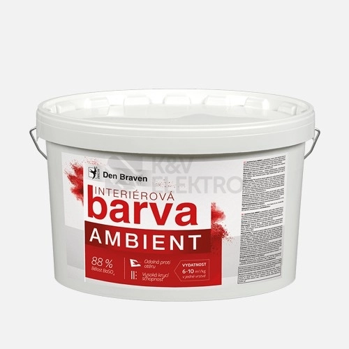 Obrázek produktu Interiérová barva AMBIENT 7,5kg bílá Den Braven T121N 0