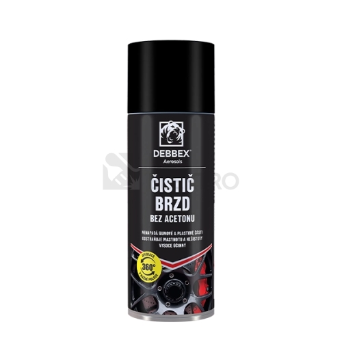 Čistič brzd bez acetonu sprej 400ml Den Braven TA10101