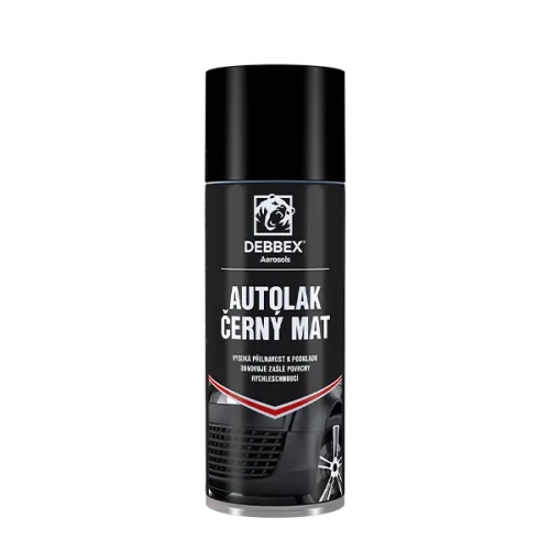 Autolak černý mat sprej 400ml Den Braven TA40101